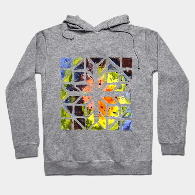 Geometric Splat Hoodie by SiqueiroScribbl